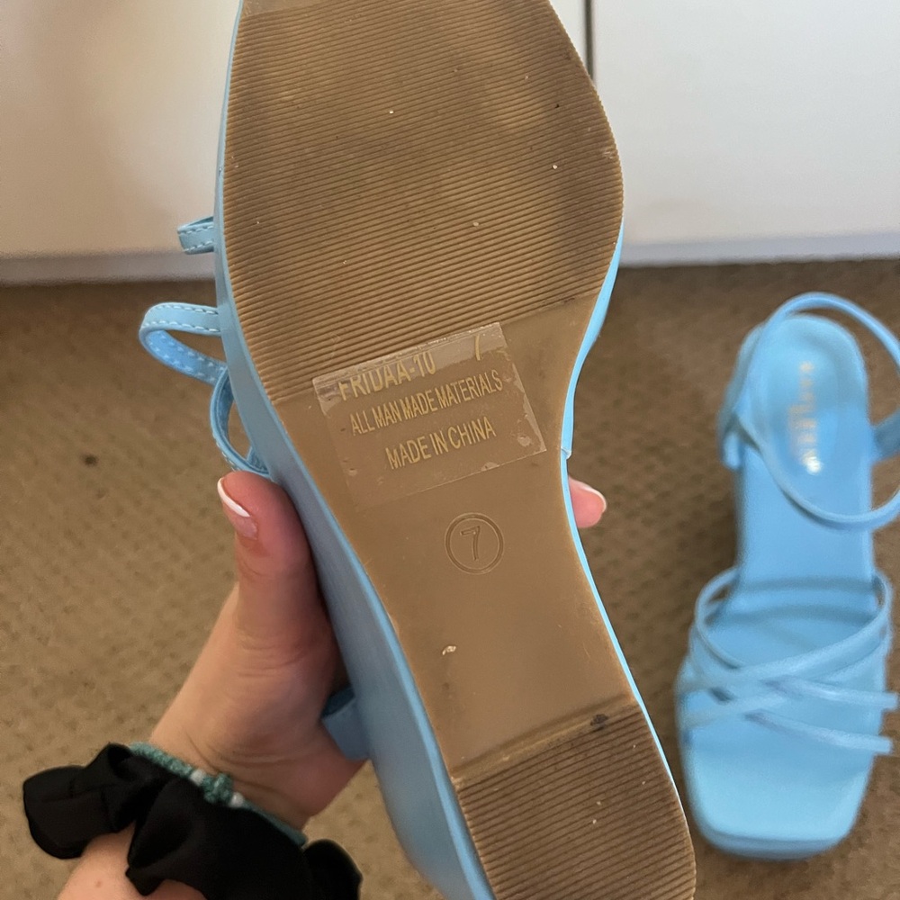 Blue Wedges - Picture 3 of 3